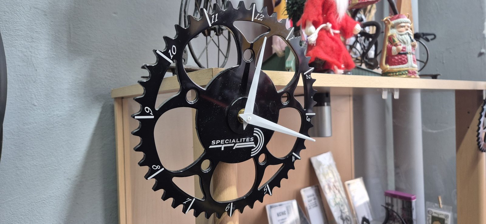Upcycling-Deko aus einem Kettenblatt