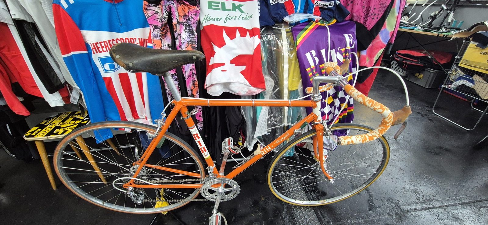 Restauriertes Vintage-Rennrad